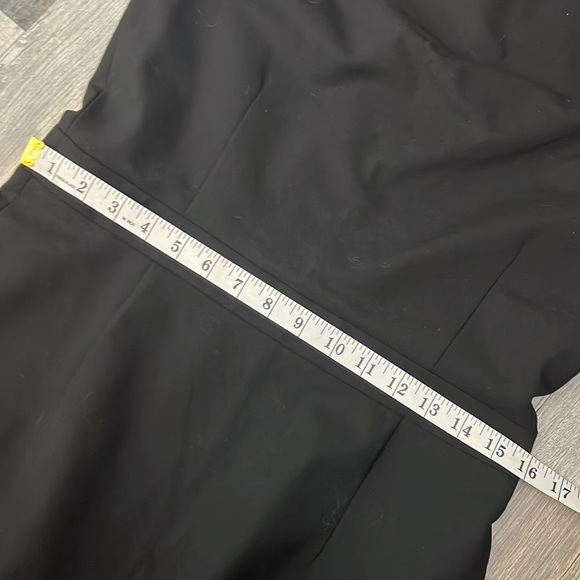 Banana Republic NWT Sheath Black Midi Dress 95%wool+spandex stretch Sleeveless - Picture 12 of 16